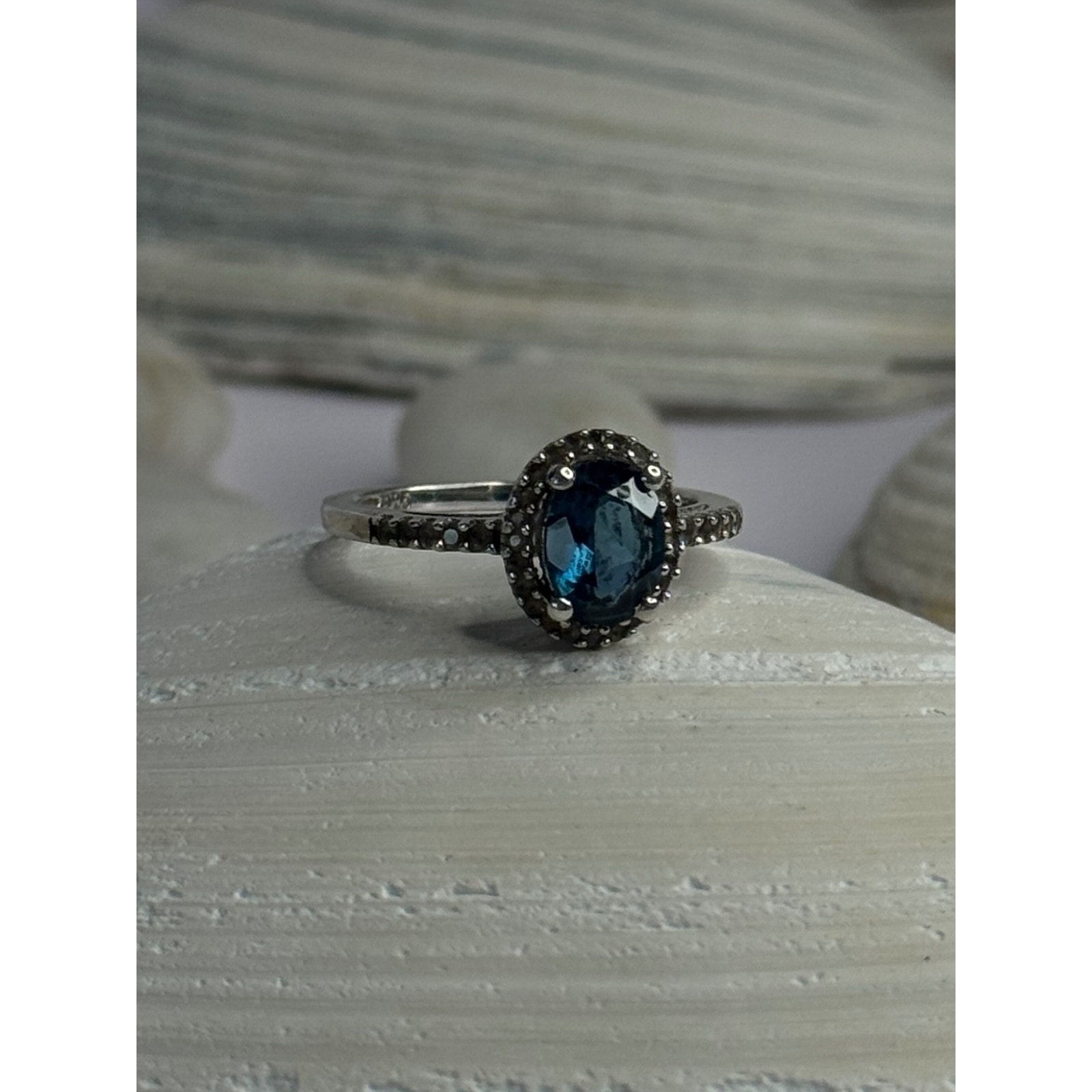 925 Sterling Silver Spinel Beryl Ring Size 7 99$
